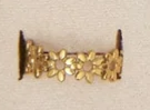 10158-31 Narelle 18K Yellow Gold Plated Adjustable Flower Ring 0