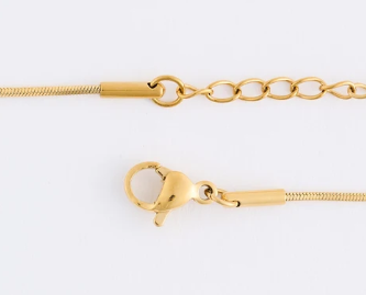 10242 Narelle 18K Yellow Gold Plated Waterproof Dainty Cross Charm Necklace 0