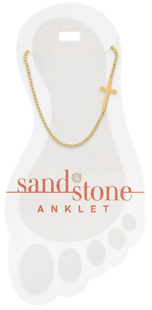 SS-ANKG27 Center Court Gold Tone Cross