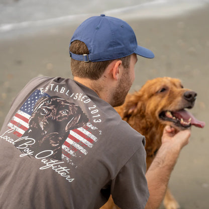 L1000718 Local Boy Patriotic Pup T-Shirt