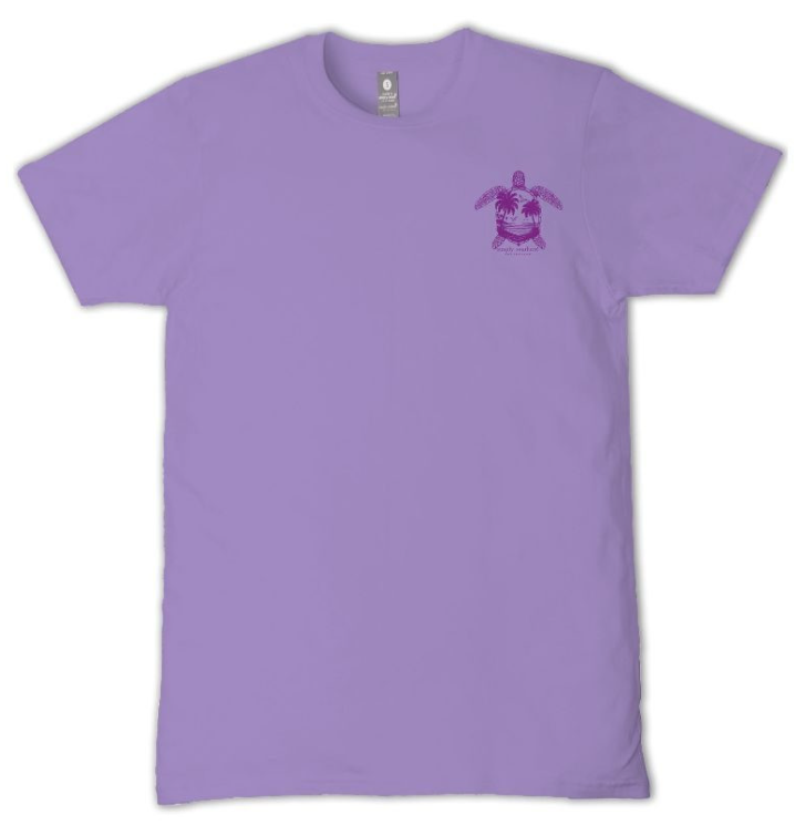 SS-NIGHTTRTL-GRAPE Simply Southern Night Turtle Tee in Grape