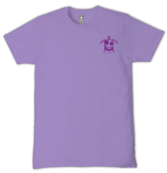 SS-NIGHTTRTL-GRAPE Simply Southern Night Turtle Tee in Grape