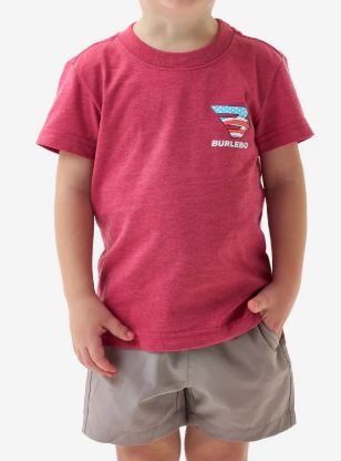 Y-SST-AMDG-HC Youth Burlebo American Dog Heather Crimson