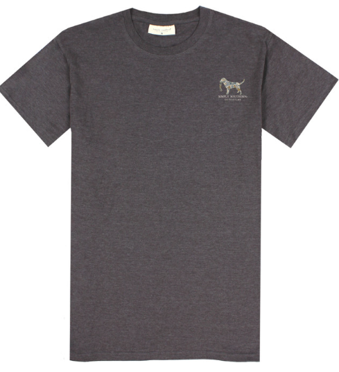 MN-SS-CAMODOG-IRONHTHR Simply Southern Camo Dog T-Shirt Iron Heather
