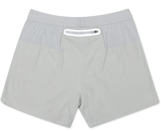 RUNS-HLG Burlebo Training Short Light Heather Grey