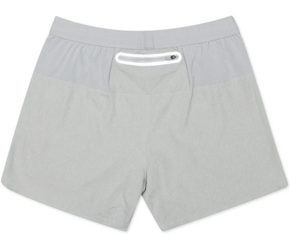 RUNS-HLG Burlebo Training Short Light Heather Grey