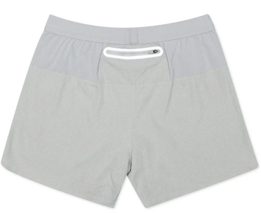 RUNS-HLG Burlebo Training Short Light Heather Grey