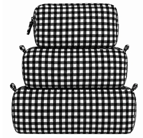3-IN- Cosmeticbag 3-IN-1 Cosmetic Quilted Bag Set 0
