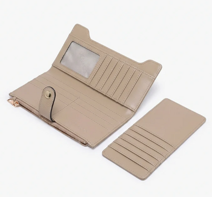 WL2792RF Jen & Co. Violet RFID Fold-Out Wallet 0