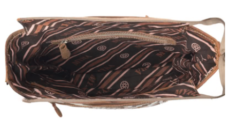 S-14627 Myra Bag Diamondback Trail Western Shoulder Bag Brown 0