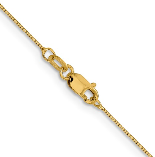 5350-16 10K Yellow Gold .5mm Baby Box Chain - 16" 0