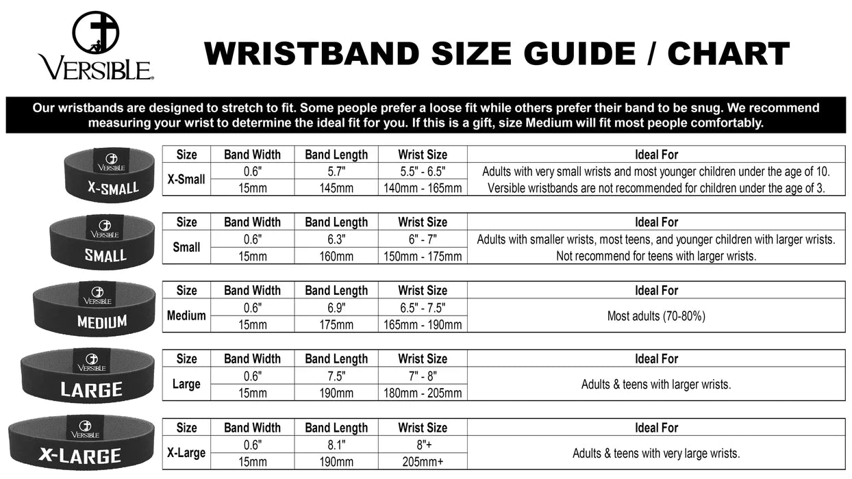 (100-692 TTP) Versibles Tap To Pray Wristband - Freedom