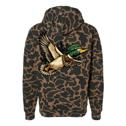 Old South Straight Outta the Pond - Hoodie Duck Camo 0