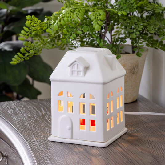 TWPHS Candle Warmers Canopy Illumination Warmer Porcelain House 0