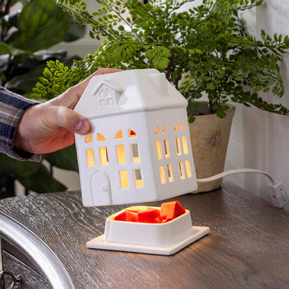 TWPHS Candle Warmers Canopy Illumination Warmer Porcelain House 0