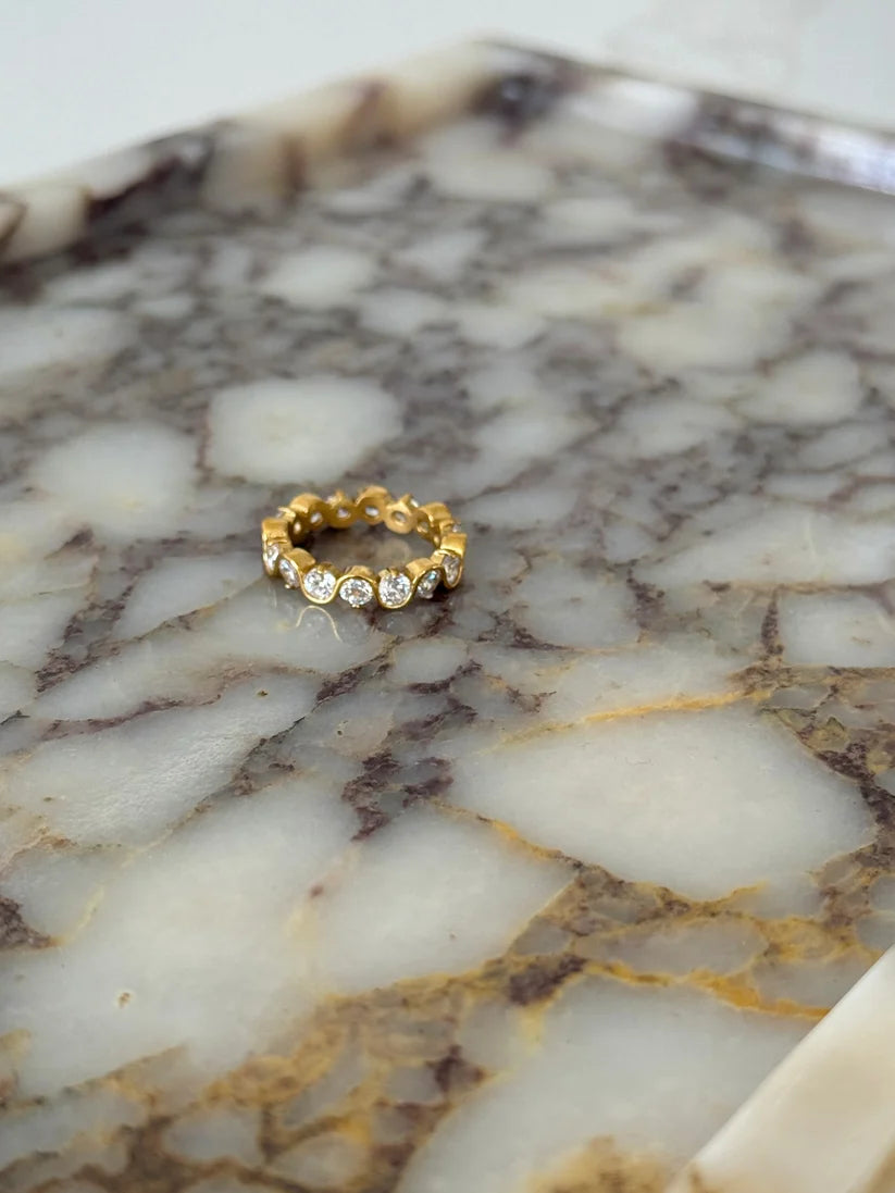Chansuttpearls - Layla Ring Water Resistant 18K Gold Plated Stainless Steel 0