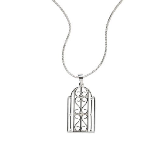 740 DER BP2003 Southern Gates Sterling Silver Transom Necklace