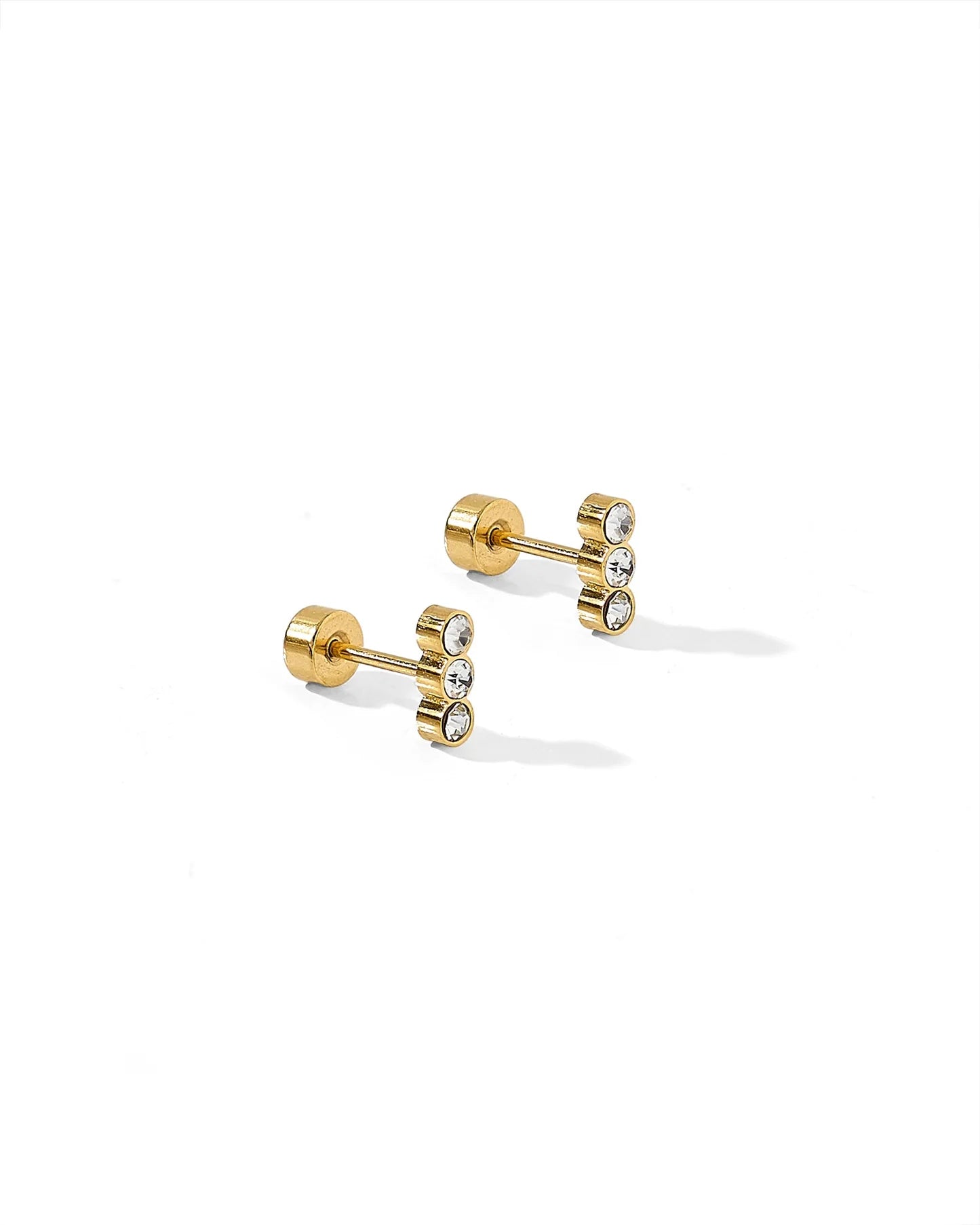 LINNY2845 Linny Co Poppy Screwback Earring
