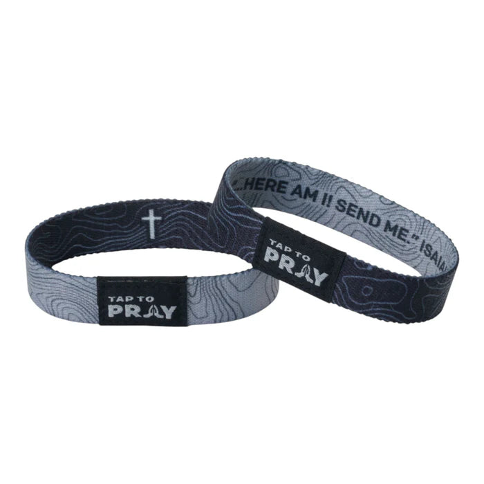 (100-644 TTP) Versible Tap To Pray Wristband – Valor Topography