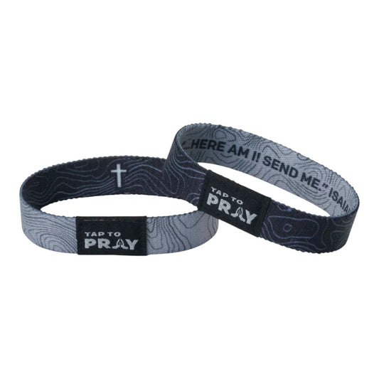 (100-644 TTP) Versible Tap To Pray Wristband – Valor Topography