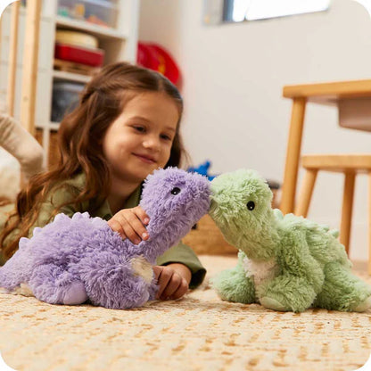 CP-DIN-4 Warmies GREEN LONG NECK DINO