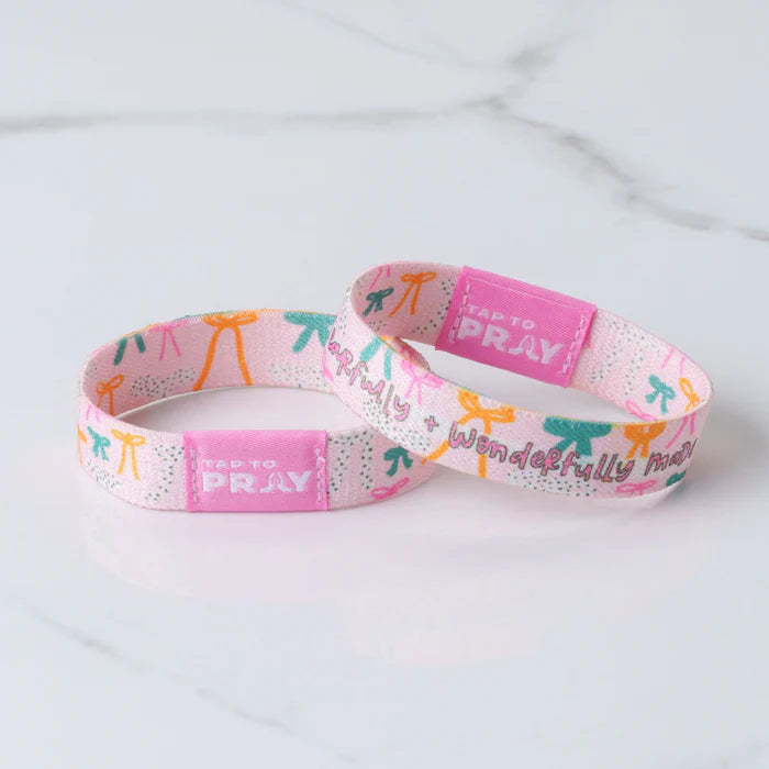 (100-524 TTP) Vercible Tap To Pray Wristband – Fearfully & Wonderfully Made