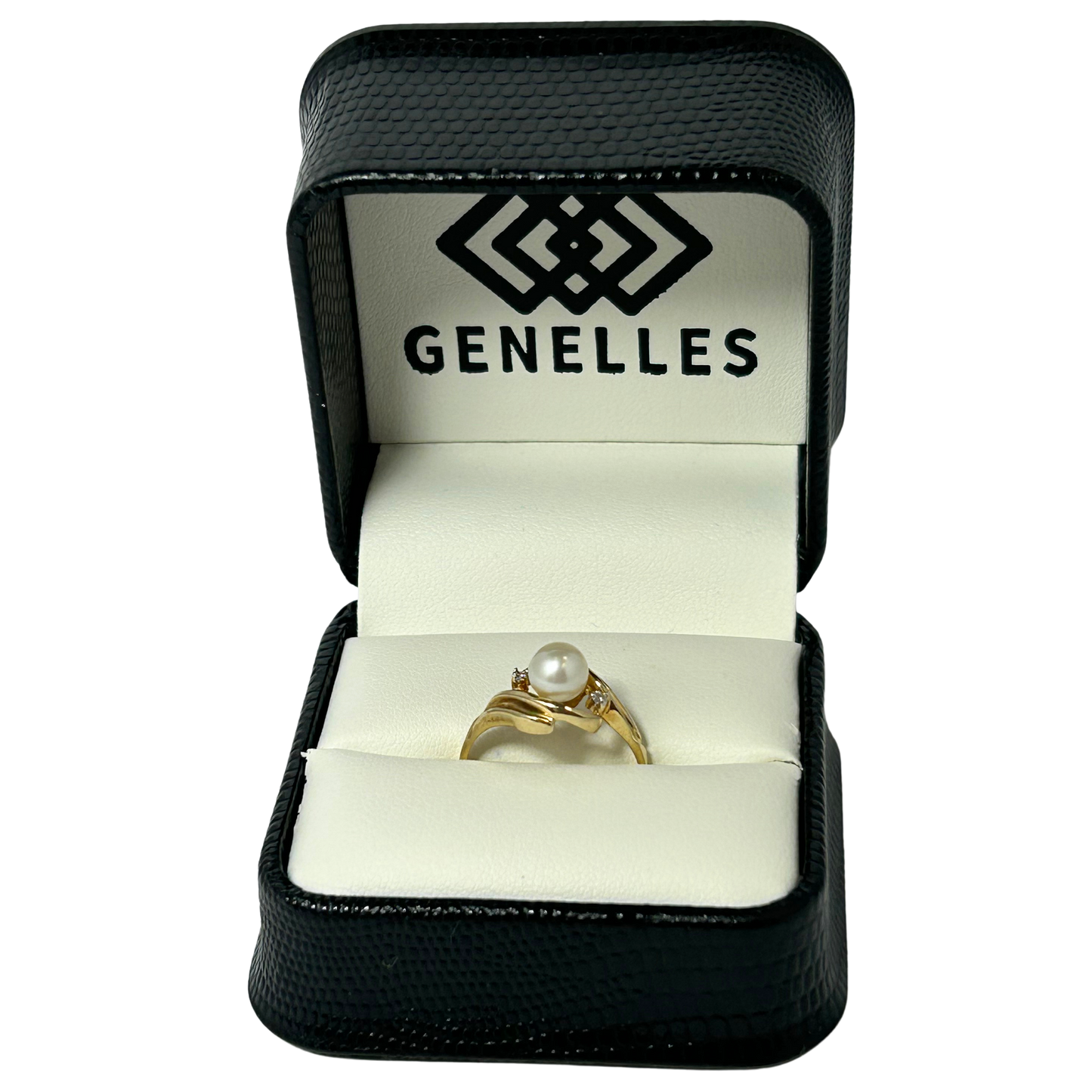 U 10K PEARL RING 10K Yellow Gold Pearl Ring