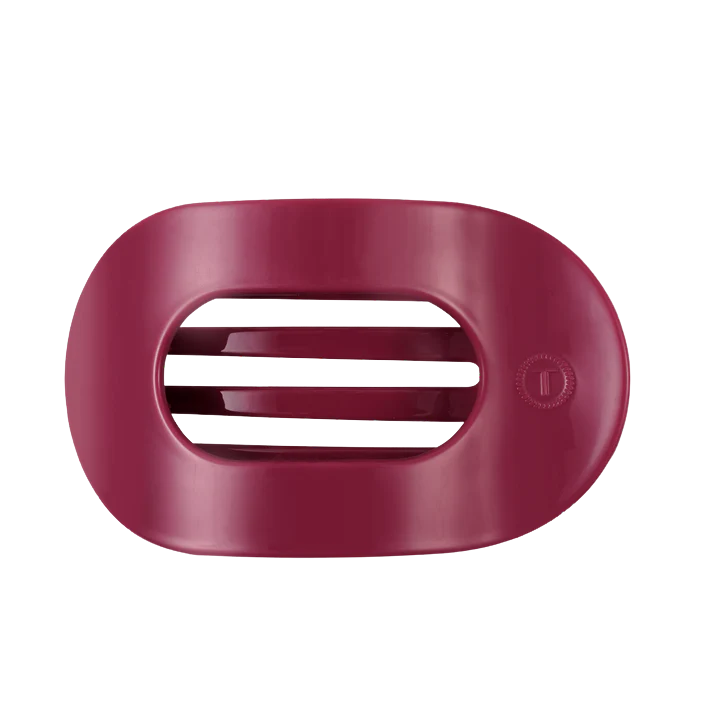 Teleties Large Flat Round Hair Clip - Wild Side