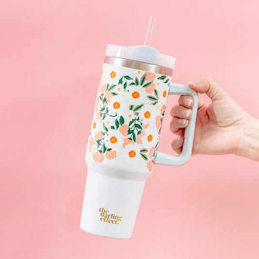 Flower Talk Take Me Everywhere Tumbler - 40oz