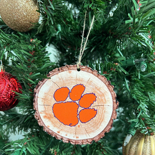 Clemson University Wooden Oranment