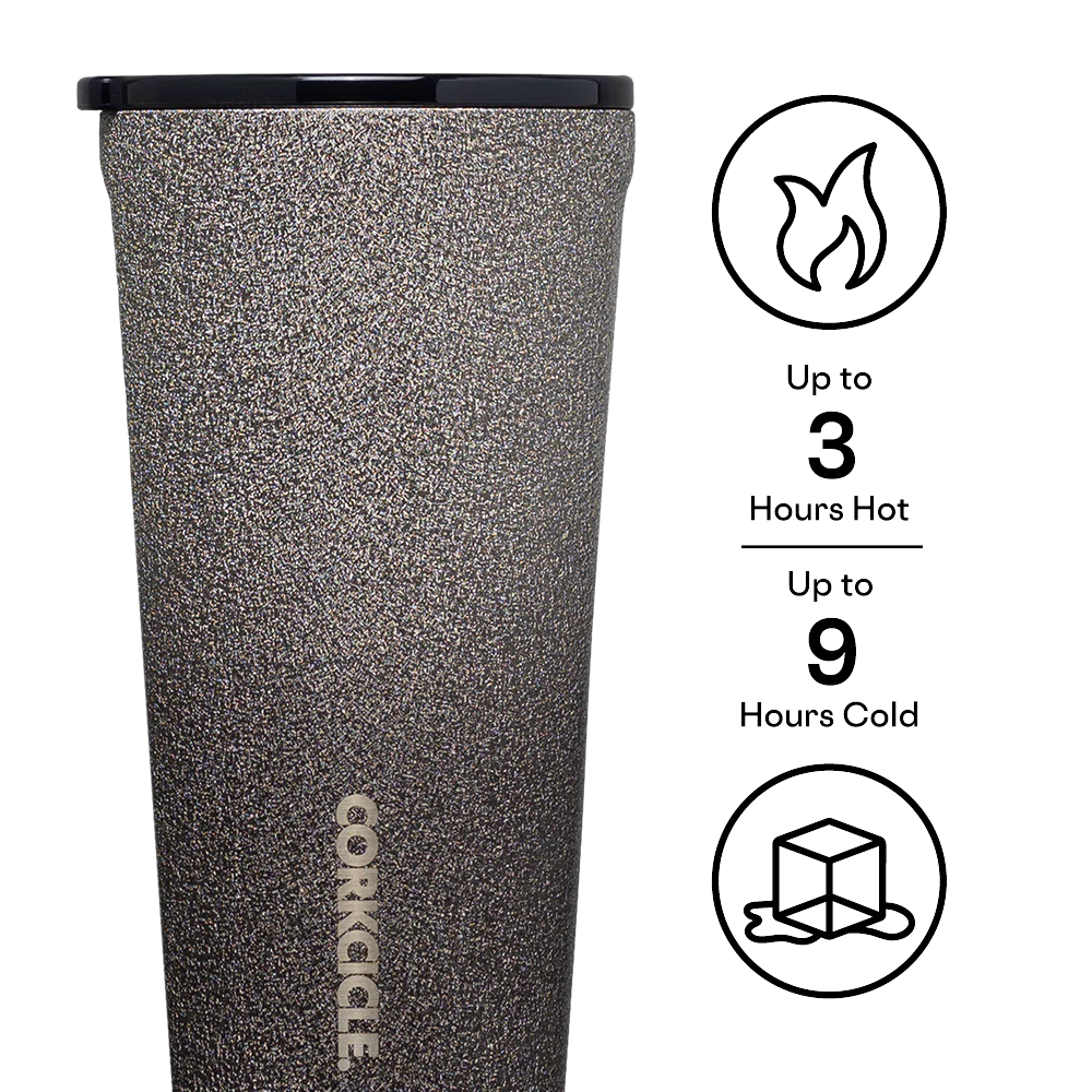 Corkcicle 16oz Tumbler in Steel Shadow
