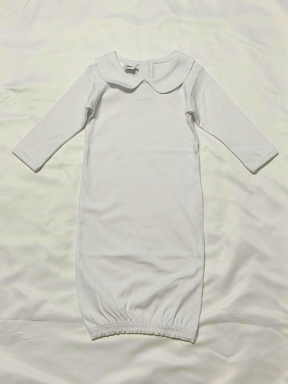 Newborn Baby Sleeping Gown in Blue, White, or Pink