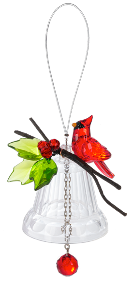 ACRYX-412 Ganz Cardinal Bell Ornament 0