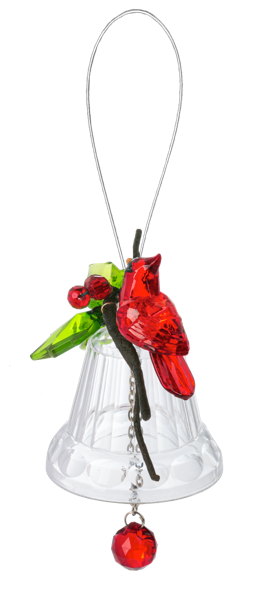 ACRYX-412 Ganz Cardinal Bell Ornament 0