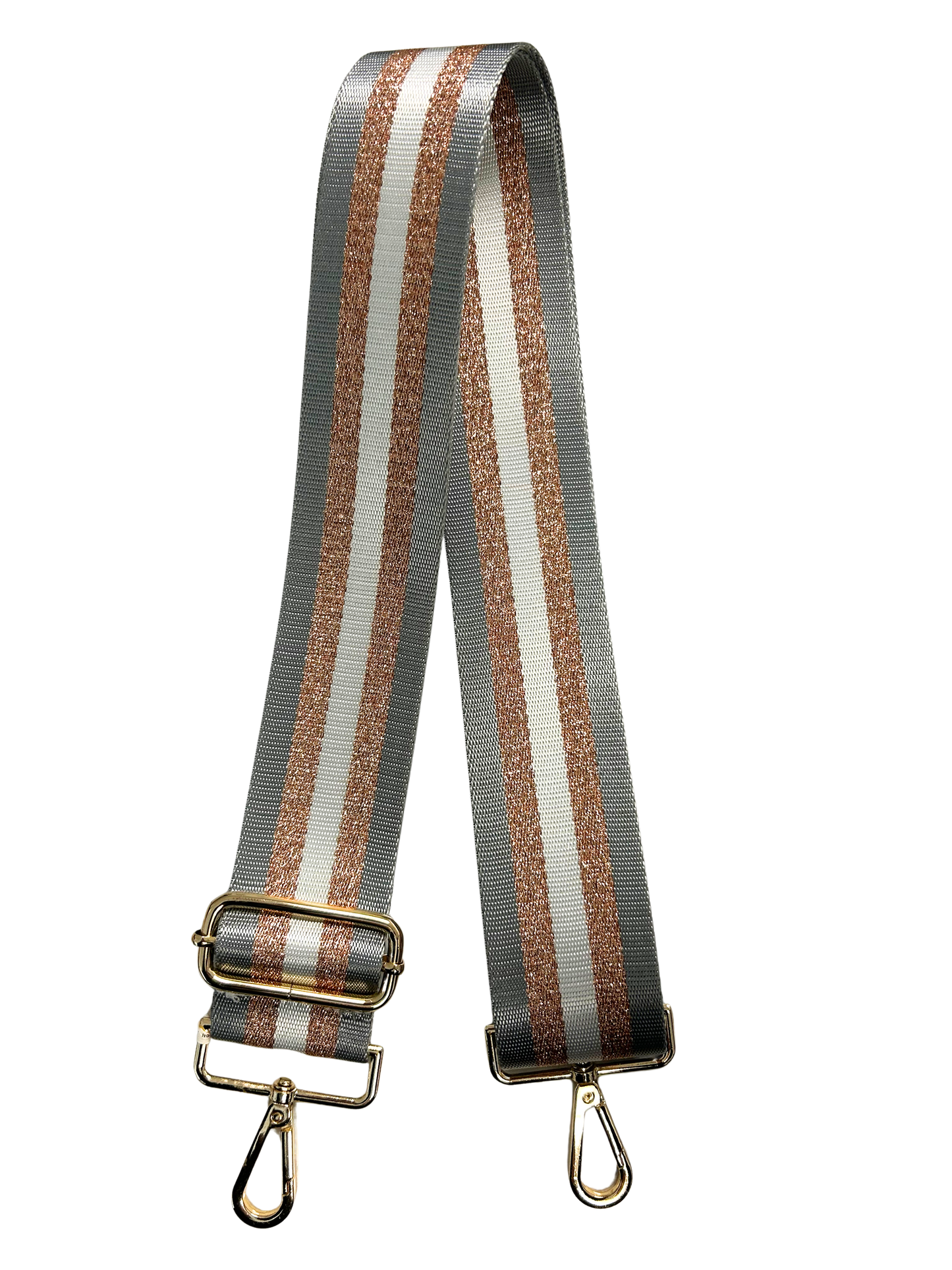 Rose Gold Glitter Guitar Strap