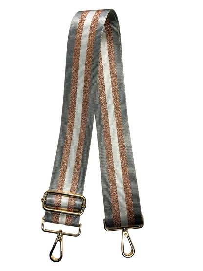 Rose Gold Glitter Guitar Strap