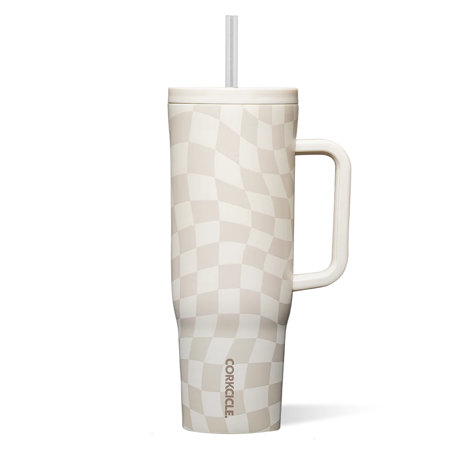 Corkcicle 40oz Cruiser in Wavy Checkerboard