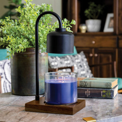 ALBLW Candle Warmers Arched Candle Warmer Lamp Black & Wood 0