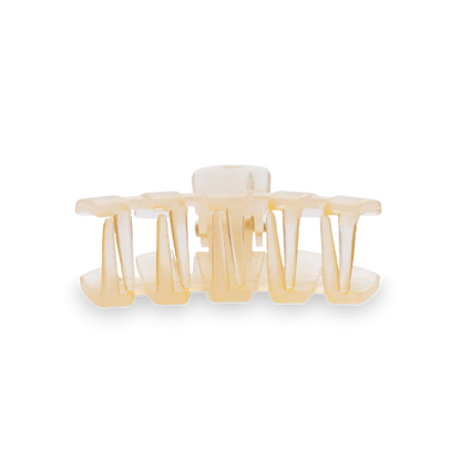 TT-CT01-003 Teleties Classic Almond Beige Tiny Claw Clip