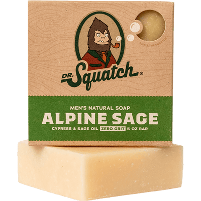 Dr. Squatch 5oz Bar Soap - Spearmint Basil