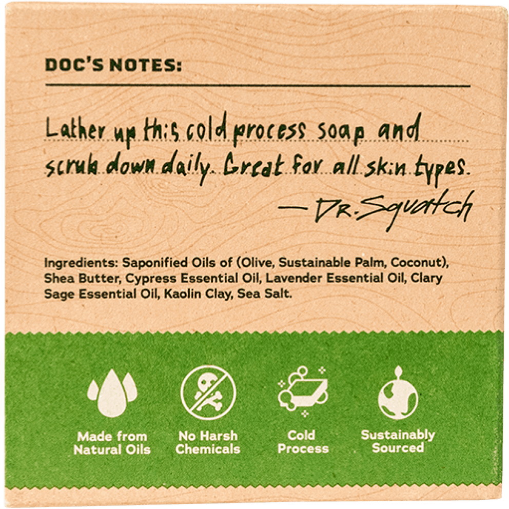 Dr. Squatch 5oz Bar Soap - Alpine Sage
