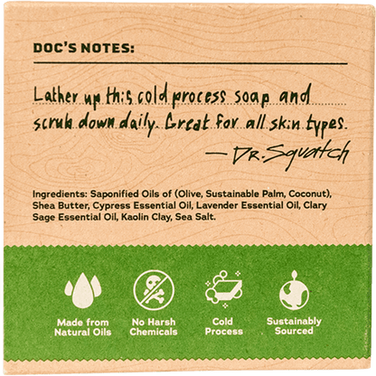 Dr. Squatch 5oz Bar Soap - Alpine Sage