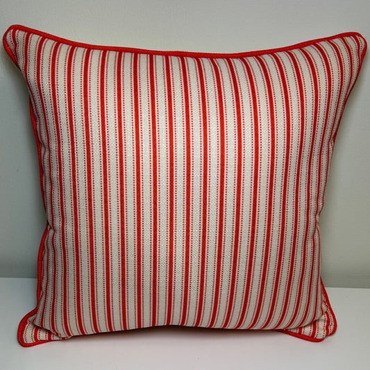 Clemson Paw Go Tigers Pillow With Clemson Orange Ticking