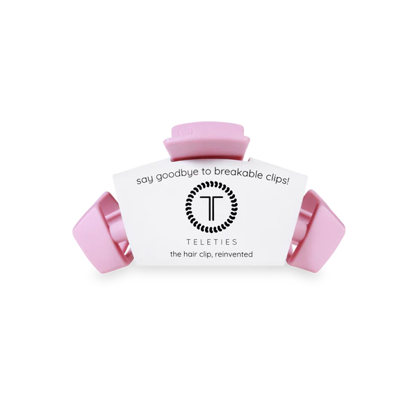 Teleties Small Classic Merry Pinkmas Clip