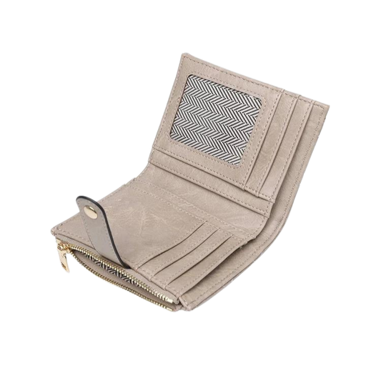 Melody Vegan Quilted Wallet - Melon