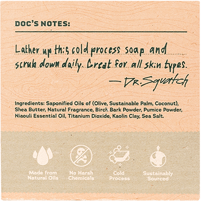 Dr. Squatch 5oz Bar Soap - Birchwood Breeze