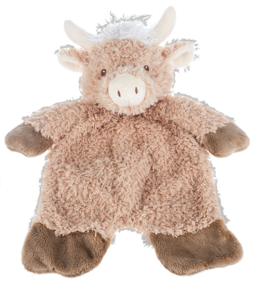 BG4667 Ganz Hamish Highland Cow Flat-A-Pat 18in
