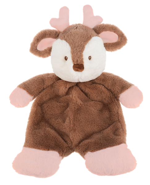 BGX11963 Ganz Flurry Reindeer Flat-A-Pat Plushies Pink 0