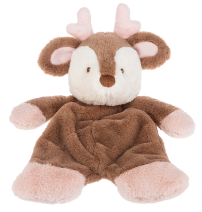 BGX11963 Ganz Flurry Reindeer Flat-A-Pat Plushies Pink 0