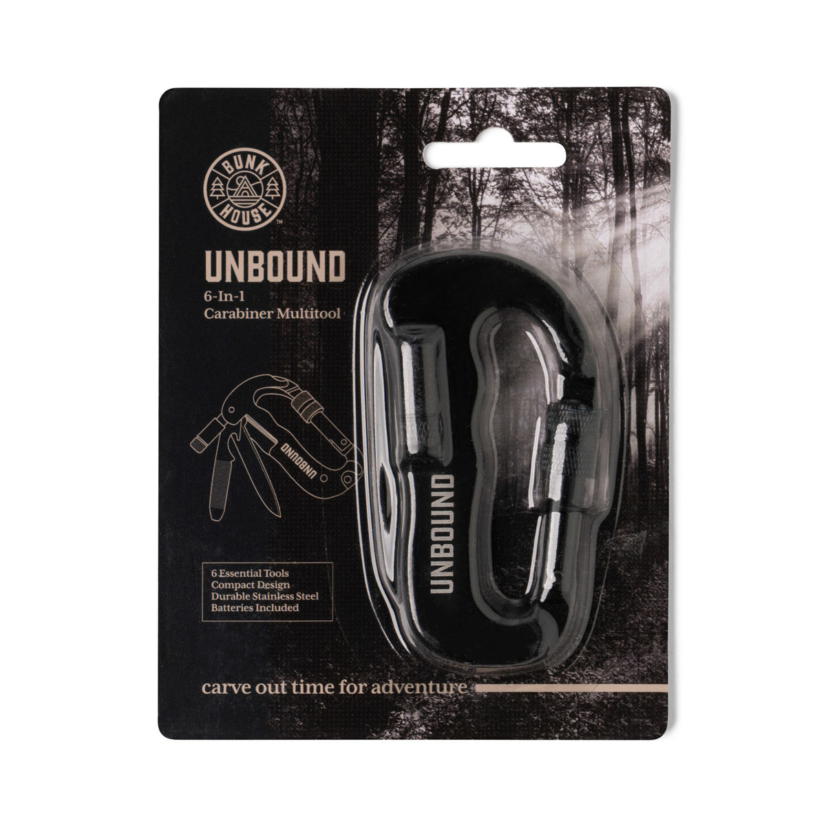 BHUB12 Bunk House Unbound Carabiner Multitool 0